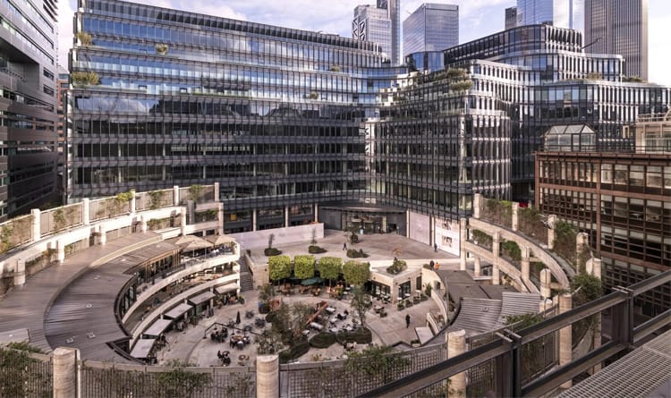 Storey by British Land - 100 Liverpool Street, London EC2M 2AT. Views over Broadgate from offices.