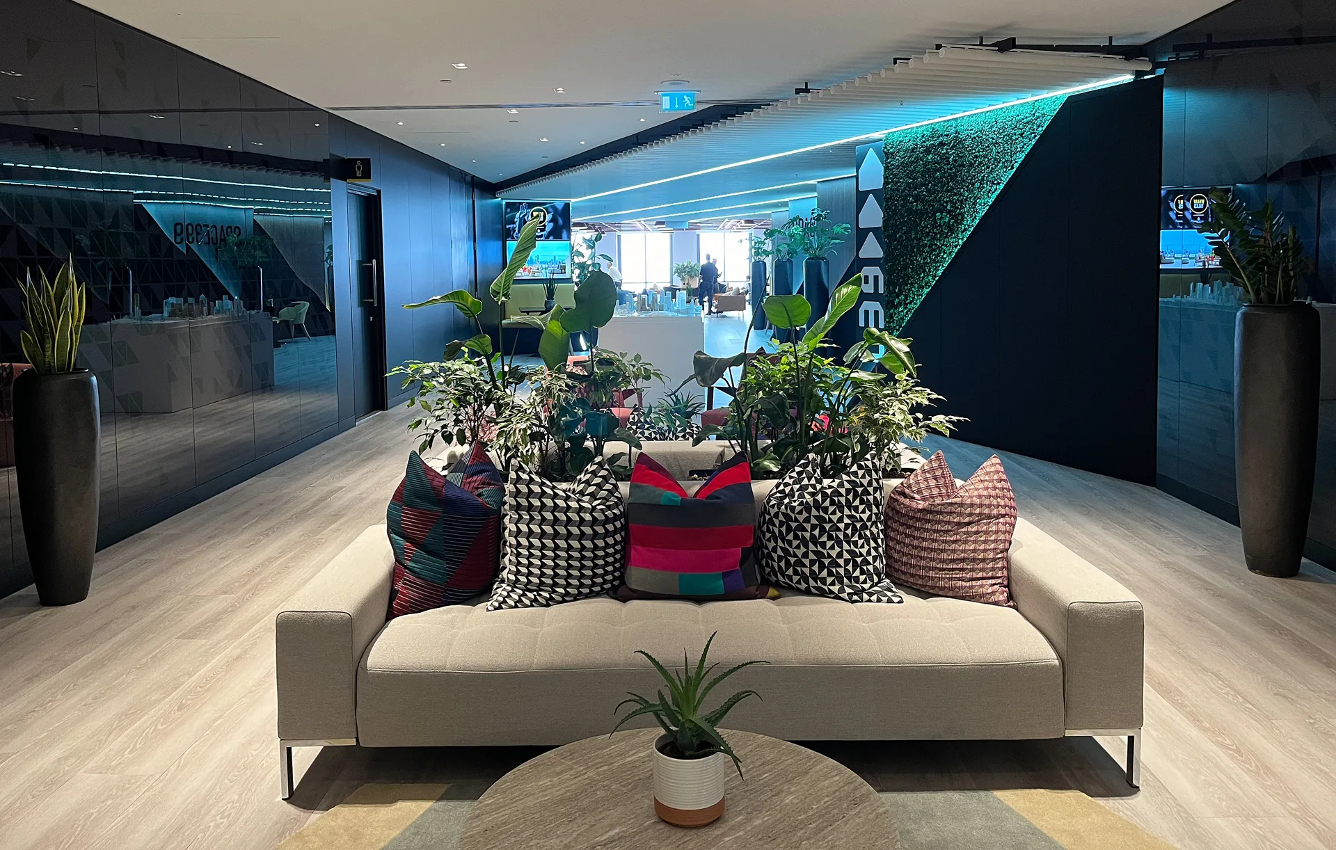 Level39 One Canada Square, Canary Wharf Reception Area