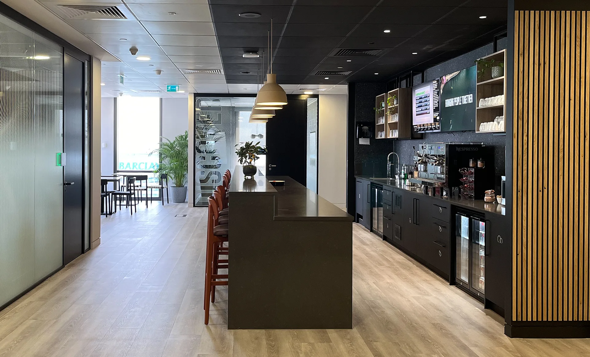 Level39 One Canada Square, Canary Wharf Kitchen Area