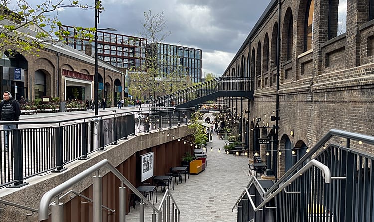 Coal Drops Yard in Kings Cross, London.