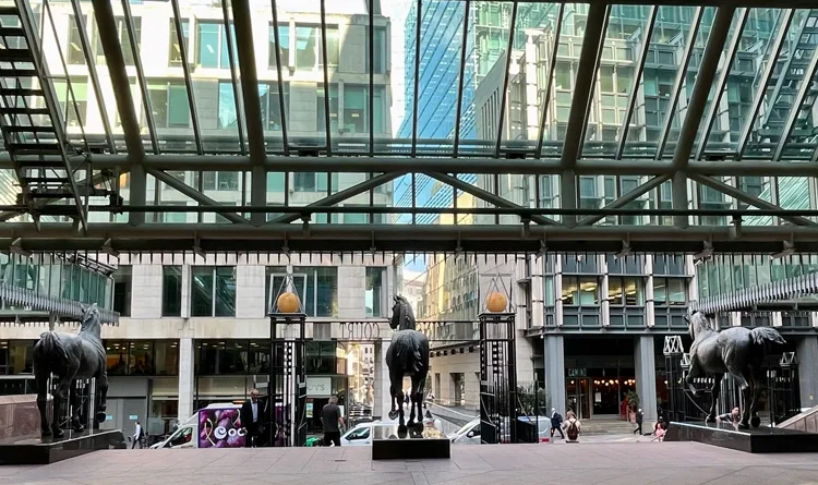 Discover prime office spaces in central London's EC3, where iconic landmarks meet bustling business hubs