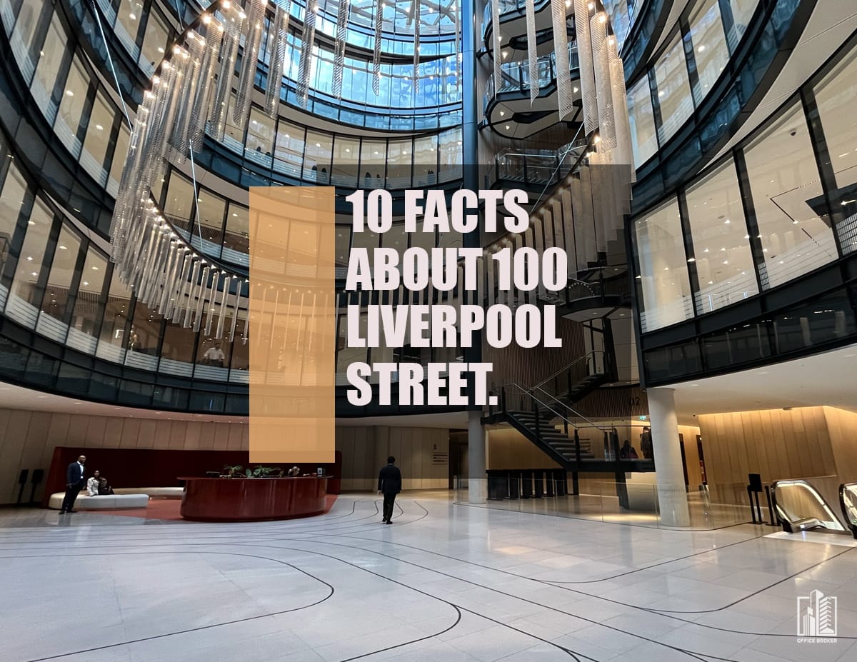 Storey by British Land - 100 Liverpool Street, London EC2M 2AT. Views over Broadgate from offices. 100 Liverpool Street: 10 Ways London is Leading in Office Space Sustainability.