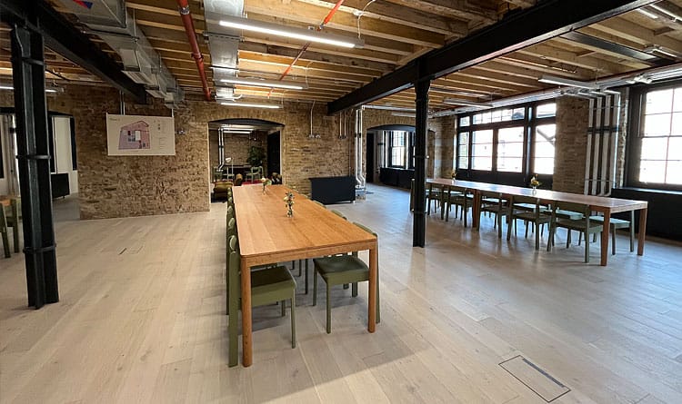 73,000 sq ft of unique workspace awaits, combining sustainability with Victorian elegance.