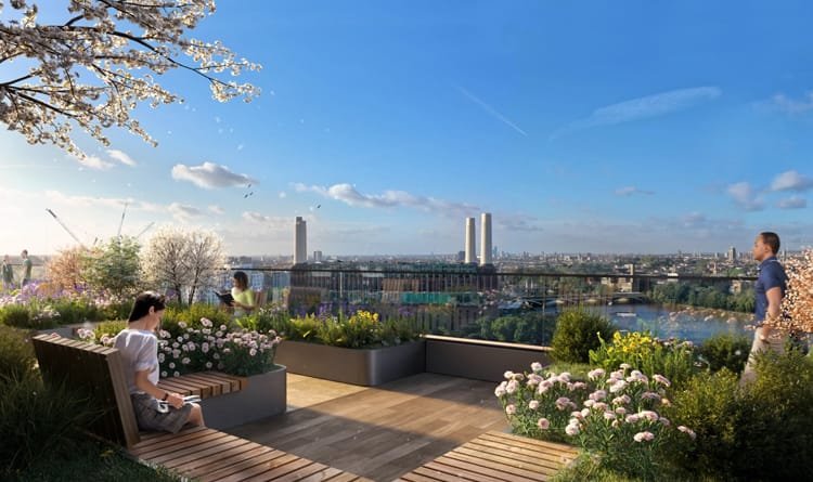 65 Nine Elms Lane, London SW8 7EU - Terrace